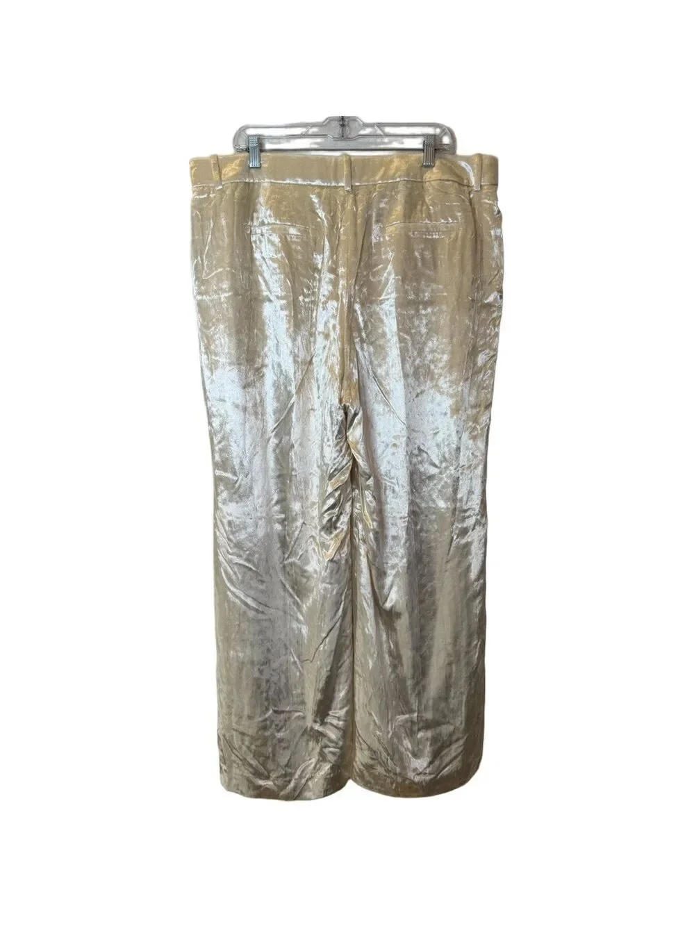 J CREW ‘Carolina Drapey Velvet’ Wide Leg Pants